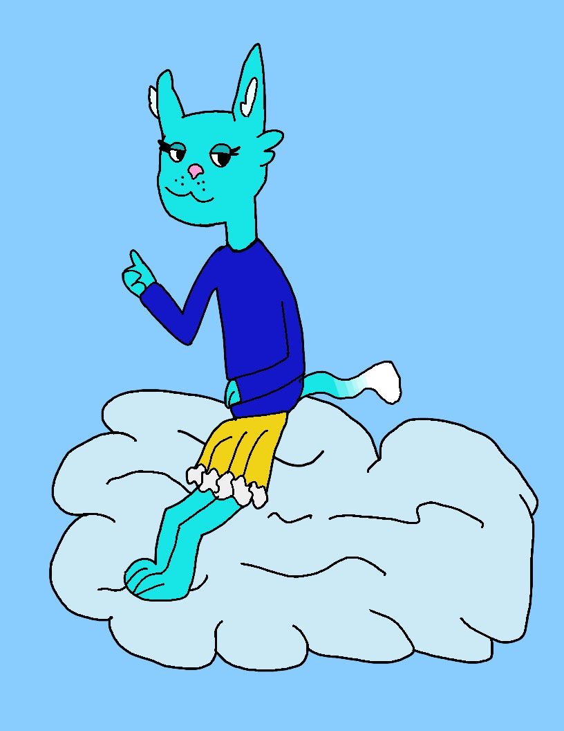Cloudy Kitty Fan Art